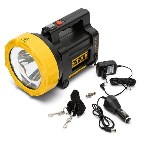 Linterna-foco LED recargable 30W, 2.200lm BULLDOG